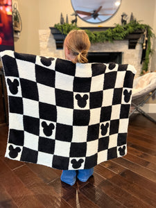 Mickey check Inspired child Blanket