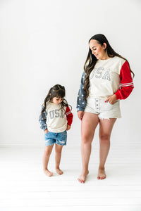 KIDS USA CREW NECK