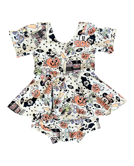 Mickey Halloween PEPLUM SET