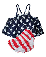 Load image into Gallery viewer, Fourth of july Swing swim set