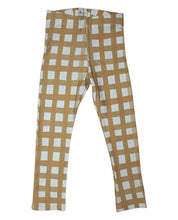 Load image into Gallery viewer, GOLDEN Gingham Leggings