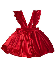 Load image into Gallery viewer, Santa Suit suspender DRESS