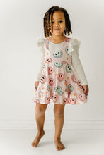 Load image into Gallery viewer, Daisy face Pinafore DRESS