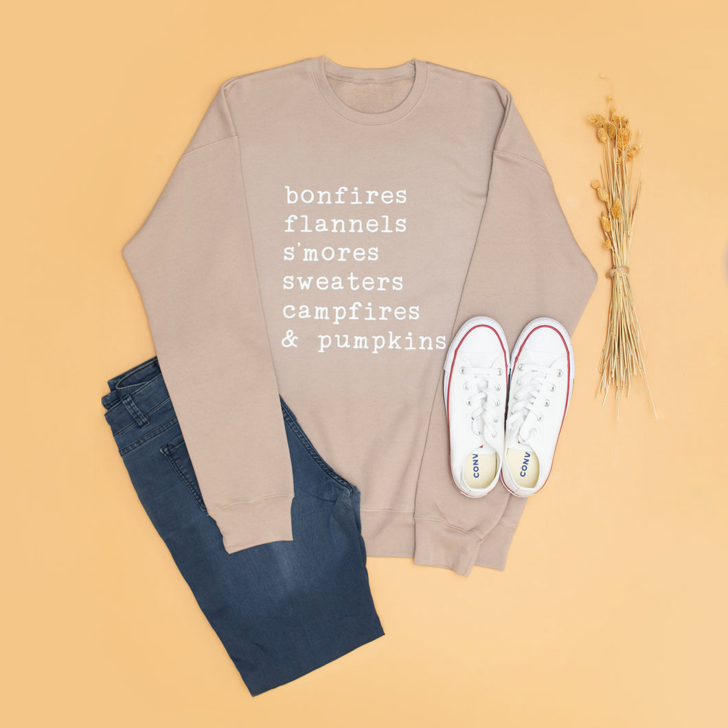FALL VIBES Adult Crew Neck