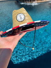 Load image into Gallery viewer, American Flag Sun Hat