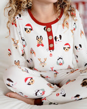 Load image into Gallery viewer, Christmas pups 2 PC PAJAMA