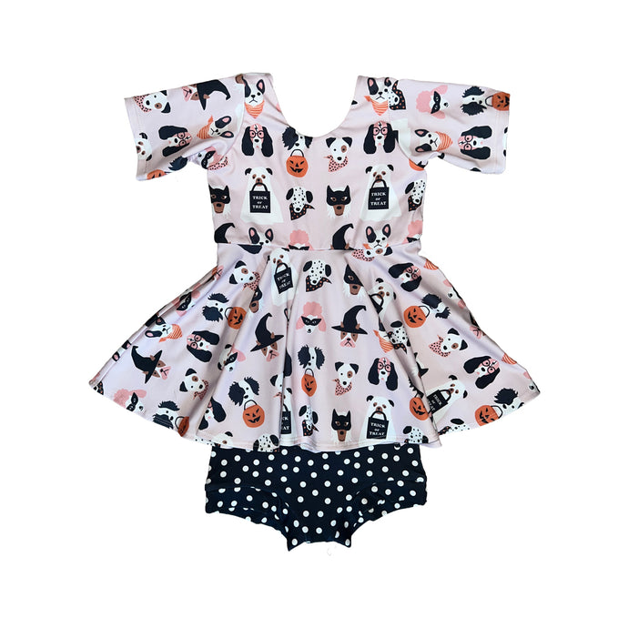 Pup party PEPLUM SET